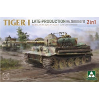 TKO2199 タコム 1/35 Sd.Kfz.181 Pz.Kpfw.VI タイガーI 後期型 w/ツィンメリット コーティング 「2 in 1」 (後期型/後期型指揮車