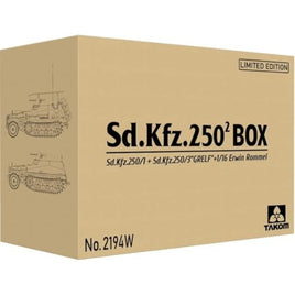 TKO2194W タコム 1/35|1/16 Sd.Kfz.250 ボックス (TKO2184 + TKO2194 + TKO1022 1/16 エルヴィン・ロンメル) 限定版