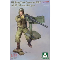 TKO1025 タコム 1/16 WW.Ⅱ 米陸軍 戦車兵w/.50 機関銃 (限定版)