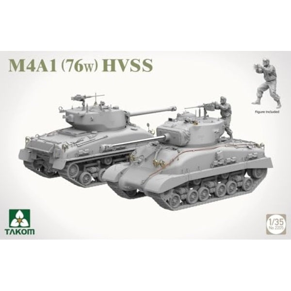 TKO2205 タコム 1/35 M4A1 (76w) HVSS| Central Line セントラルライン