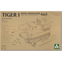 TKO2197 タコム TKO2197 タコム 1/35 タイガーⅠ 極初期型 「4 in 1」