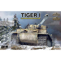 RFM5025 ライフィールド 1/35 タイガーⅠ 重戦車 前期型「ヴィットマンタイガー」w/フルインテリア&クリアパーツ
