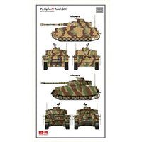 RFM5055 ライフィールドモデル 1/35 IV号戦車 G/H型 w/連結組立可動式履帯&フルインテリア (2 in 1)