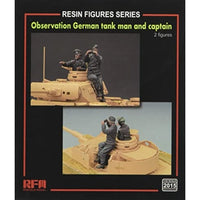 RFM2015 ライフィールドモデル 1/35 ドイツ戦車兵と戦車長 レジンフィギュア