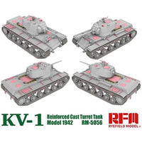 RFM5056 ライフィールドモデル 1/35 KV-1 Mod.1942 装甲強化型鋳造砲塔搭載型 w/可動式履帯
