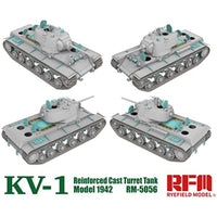 RFM5056 ライフィールドモデル 1/35 KV-1 Mod.1942 装甲強化型鋳造砲塔搭載型 w/可動式履帯