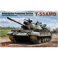 RFM5091 ライフィールドモデル 1/35 T-55AMD 中戦車 w/ドロースト システム & 可動式履帯
