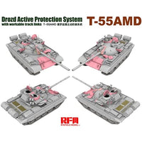RFM5091 ライフィールドモデル 1/35 T-55AMD 中戦車 w/ドロースト システム & 可動式履帯