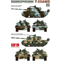 RFM5091 ライフィールドモデル 1/35 T-55AMD 中戦車 w/ドロースト システム & 可動式履帯