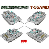 RFM5091 ライフィールドモデル 1/35 T-55AMD 中戦車 w/ドロースト システム & 可動式履帯