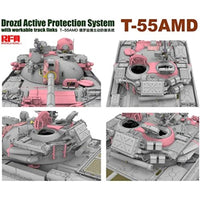 RFM5091 ライフィールドモデル 1/35 T-55AMD 中戦車 w/ドロースト システム & 可動式履帯