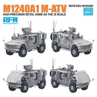 RFM4801 ライフィールドモデル 1/48 M1240A1 M-ATV MRAP w/フルインテリア