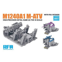 RFM4801 ライフィールドモデル 1/48 M1240A1 M-ATV MRAP w/フルインテリア