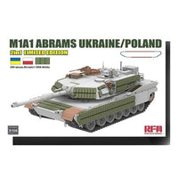 RFM5106 ライフィールドモデル 1/35 M1A1 エイブラムス ウクライナ/ポーランド軍 w/コンタークト1 ERA 2 in 1