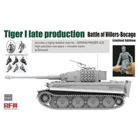 RFM5101 ライフィールドモデル 1/35 ティーガーI 後期型 (ヴィレル・ボカージュの戦い) w/ツィンメリット & ドイツパンツァーエース