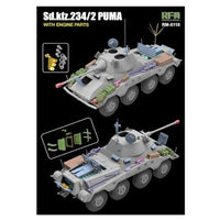 RFM5110 ライフィールドモデル 1/35 Sd.Kfz. 234/2 プーマ 8輪 重装甲偵察車 w/エンジンパーツ