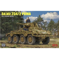 RFM5110 ライフィールドモデル 1/35 Sd.Kfz. 234/2 プーマ 8輪 重装甲偵察車 w/エンジンパーツ