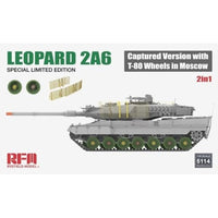 RFM5114 ライフィールドモデル 1/35 レオパルト 2A6 w/T-80転輪 `モスクワで展示された鹵獲車輛` 特別限定版