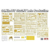 RFM5111 ライフィールドモデル 1/35 Sd.Kfz.167 IV号突撃砲 後期型 w/エンジン & 可動式履帯