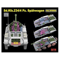 RFM5118 ライフィールドモデル 1/35 Sd.Kfz.234/4 重装甲車 w/フルインテリア