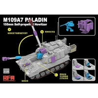 RFM5129 ライフィールドモデル 1/35 M109A7 パラディン 155mm自走砲 w/金属砲身 & 連結組立可動式履帯