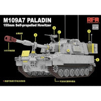 RFM5129 ライフィールドモデル 1/35 M109A7 パラディン 155mm自走砲 w/金属砲身 & 連結組立可動式履帯