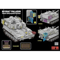 RFM5129 ライフィールドモデル 1/35 M109A7 パラディン 155mm自走砲 w/金属砲身 & 連結組立可動式履帯