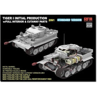 RFM5130 ライフィールドモデル 1/35 タイガーⅠ重戦車 極初期型1943年