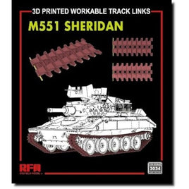 RFM3034 ライフィールド 1/35 M551 シェリダン用可動式履帯(3Dプリンター製)