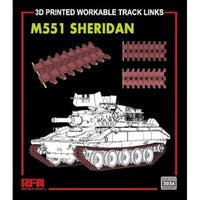RFM3034 ライフィールド 1/35 M551 シェリダン用可動式履帯(3Dプリンター製)