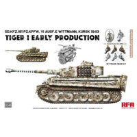 RFM5140 ライフィールド 1/35 Sd.Kfz.181 タイガーⅠ 前期型 w/ヴィットマンフィギュア クルスク1943年 グレードアップ版