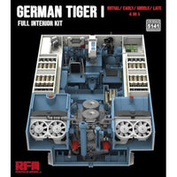 RFM5141 ライフィールド 1/35 タイガーⅠ用フルインテリアキット 極初期/前期/中期/後期 4in1