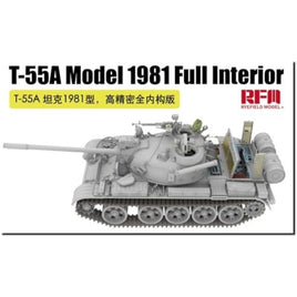 RFM5155 ライフィールドモデル 1/35 T-55A Mod.1981 w/フルインテリア&可動式履帯