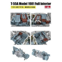 RFM5155 ライフィールドモデル 1/35 T-55A Mod.1981 w/フルインテリア&可動式履帯