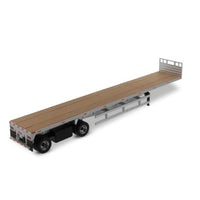 91023 DIECAST MASTERS 1/50 53F フラットベッドトレーラー  シルバー