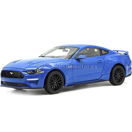 61003 DIECAST MASTERS 1/18 フォード マスタング GT 2019  左ハンドル ブルー