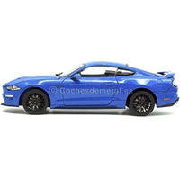 61003 DIECAST MASTERS 1/18 フォード マスタング GT 2019  左ハンドル ブルー