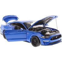61003 DIECAST MASTERS 1/18 フォード マスタング GT 2019  左ハンドル ブルー