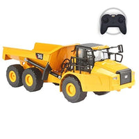 DM25004  プラッツ 1/24 電動RC建機シリーズ Cat 745 アーティキュレート ダンプトラック ライト&サンドギミック搭載ver.