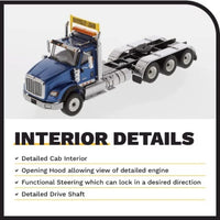71010 DIECAST MASTERS 1/50 インターナショナル HX620 トライデムトラクター メタリックブルー