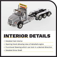 71011 DIECAST MASTERS 1/50 インターナショナル HX620  トライデムトラクター ライトグレー