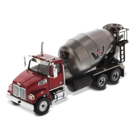 71033 DIECAST MASTERS 1/50 ウエスタンスター 4700 SF コンクリートミキサー メタリックレッド