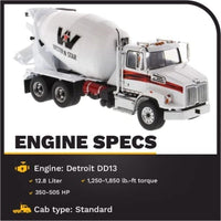 71035 DIECAST MASTERS 1/50 ウエスタンスター 4700 SB コンクリートミキサー ホワイト