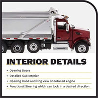 71077 DIECAST MASTERS 1/50 ピータービルト 567 SF OX Stampede  メタリックレッドキャブ