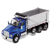 71078 DIECAST MASTERS 1/50 ケンワース T880 SF OX Stampede ダンプトラック ブルーキャブ/シルバーボディ