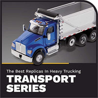 71078 DIECAST MASTERS 1/50 ケンワース T880 SF OX Stampede ダンプトラック ブルーキャブ/シルバーボディ