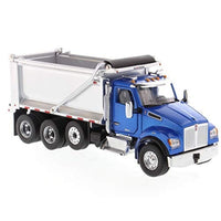 71078 DIECAST MASTERS 1/50 ケンワース T880 SF OX Stampede ダンプトラック ブルーキャブ/シルバーボディ
