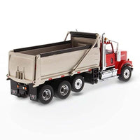 71067 DIECAST MASTERS 1/50 ウエスタンスター 4900 SF ダンプトラック  レッドキャブ マットシルバーボディ