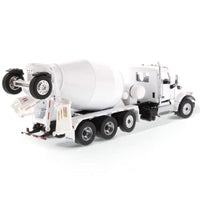 71074 DIECAST MASTERS 1/50 ピータービルト 567 ミキサー車 McNeilus  Bridgemaster レッド/ホワイトミキサー