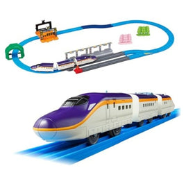 プラレール 連結!E8系つばさ&トミカアーチ踏切セット